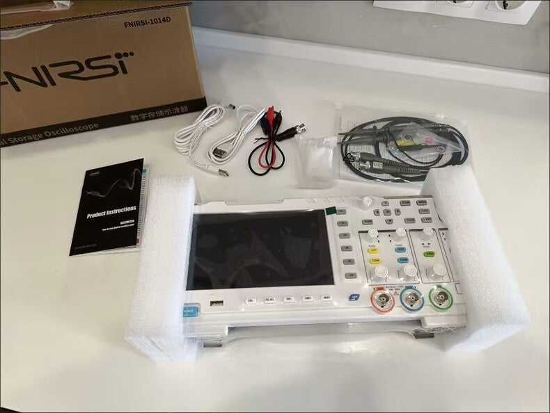 1PC New FNIRSI 1014D Dual Function Scope 1GSa/s Sampling Rate 240K Signal Source
