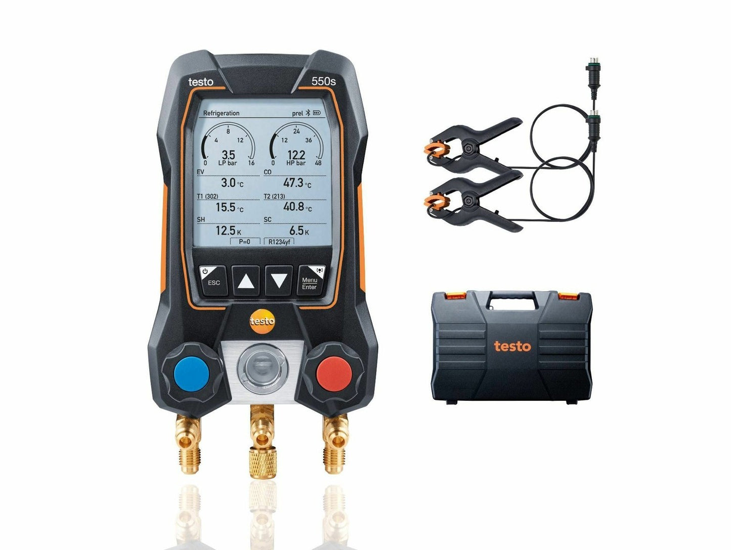 New Testo 550s Digital Manifold Gauge Set