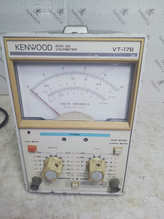 1PC Used Kenwood VT-176 Dual Channel AC Voltmeter 5Hz-1MHz Test Equipment