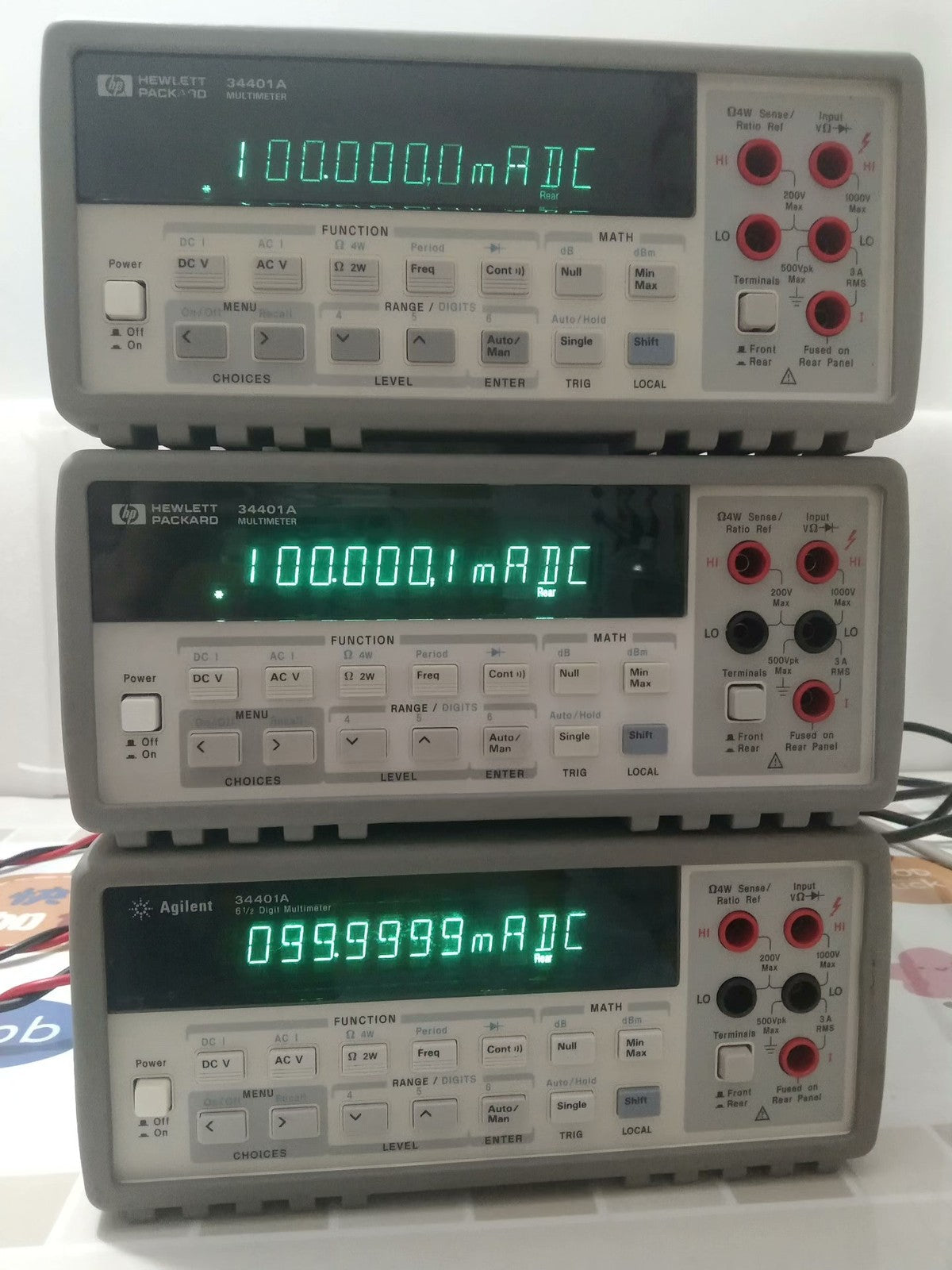 Used HP Agilent 34401A 6½ Digit Multimeter