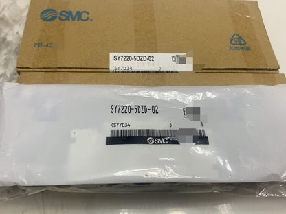 New SMC SY7220-5DZD-02 Pneumatic Solenoid Valve