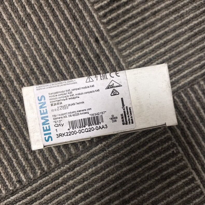 1PC New Siemens 3RK2200-0CQ20-0AA3 AS-i Compact Module 4DI IP67