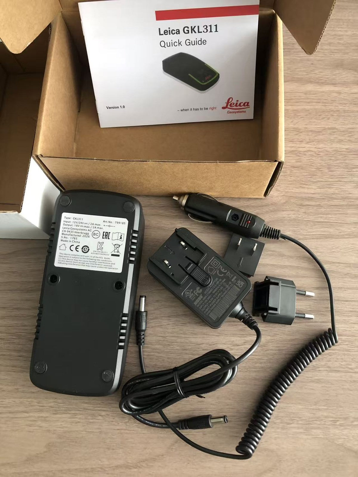 New GKL311 Battery Charger Leica GEB211/212/221/222