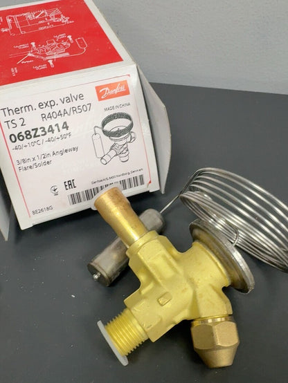 1PC New Danfoss TS2 068Z3414 Thermostatic Expansion Valve Body R404A/R507