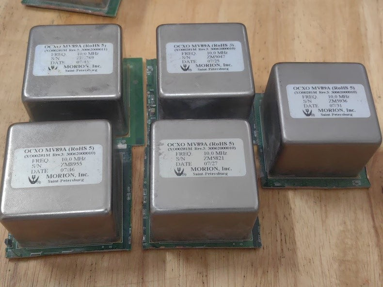1PC Used Morion MV89A OCXO 10MHz Double Oven Ultra Precision Crystal Oscillator