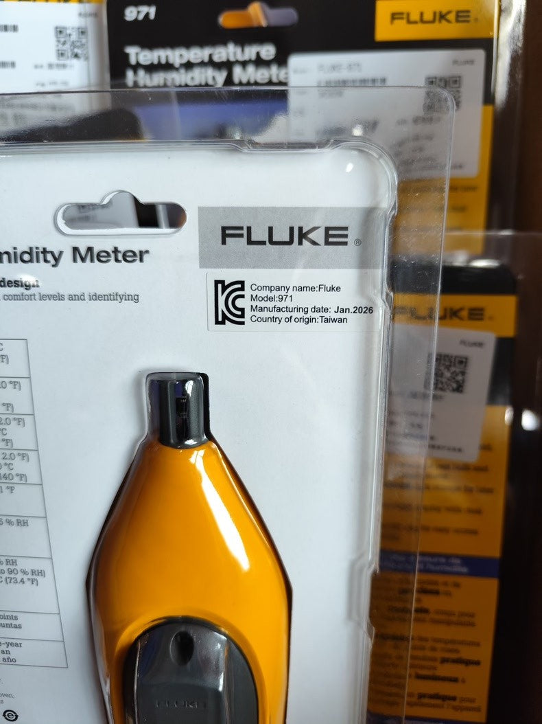 New Fluke 971 Portable Digital Temp Humidity Meter Tester