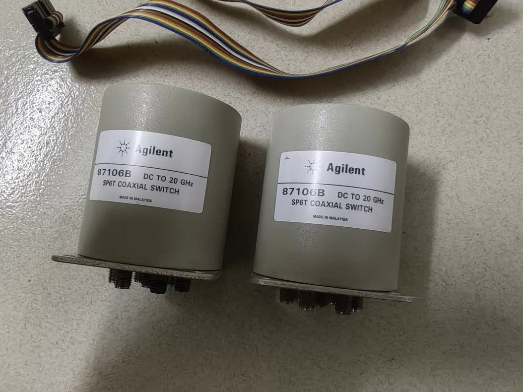 Used Agilent 87106B 6-Port Coaxial Switch 20GHz