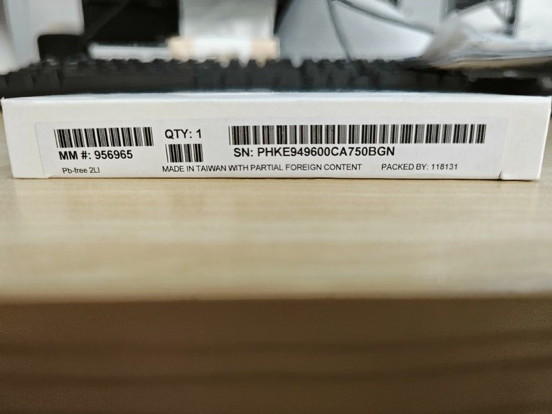 New Intel P4800X 750GB Optane SSD U.2 NVMe