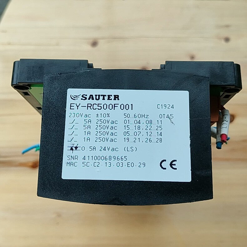 1PC Used SAUTER EY-RC500F001 Room Automation Controller BACnet/IP 230V