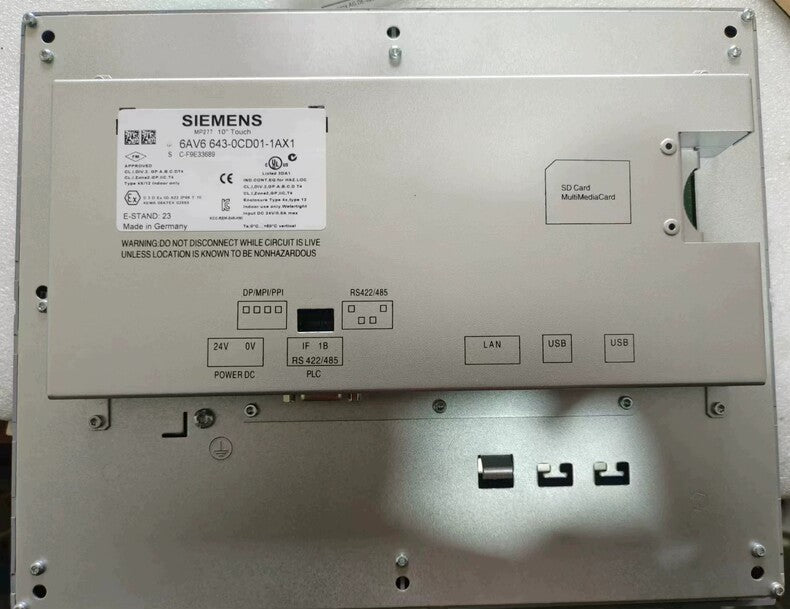 1PC New Siemens 6AV6643-0CD01-1AX1 10.4" MP277 Touch Panel HMI