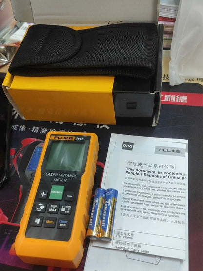 New Fluke 406E 60M Laser Distance Meter with Angle Sensor