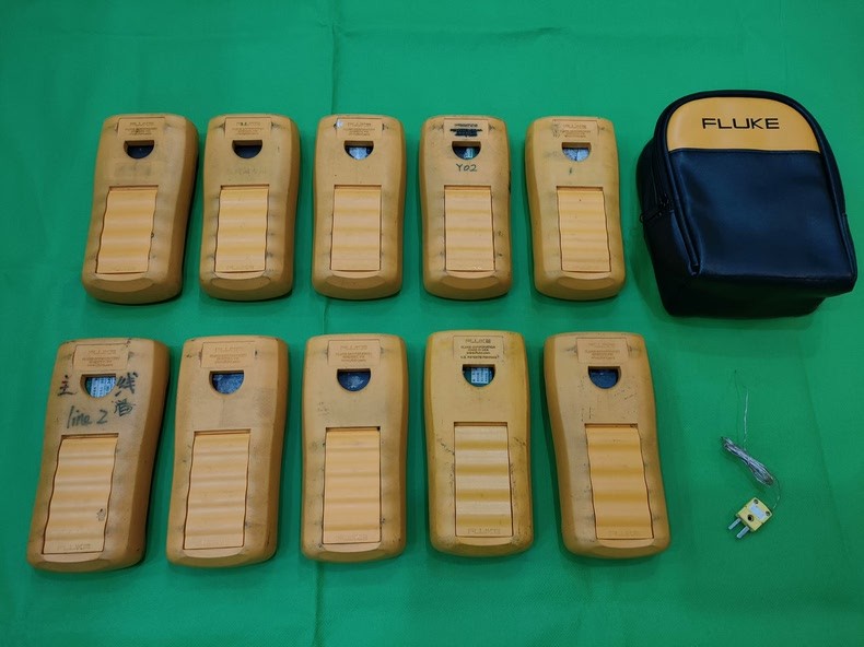 Used Fluke 52-II Dual Channel Handheld Digital Thermometer