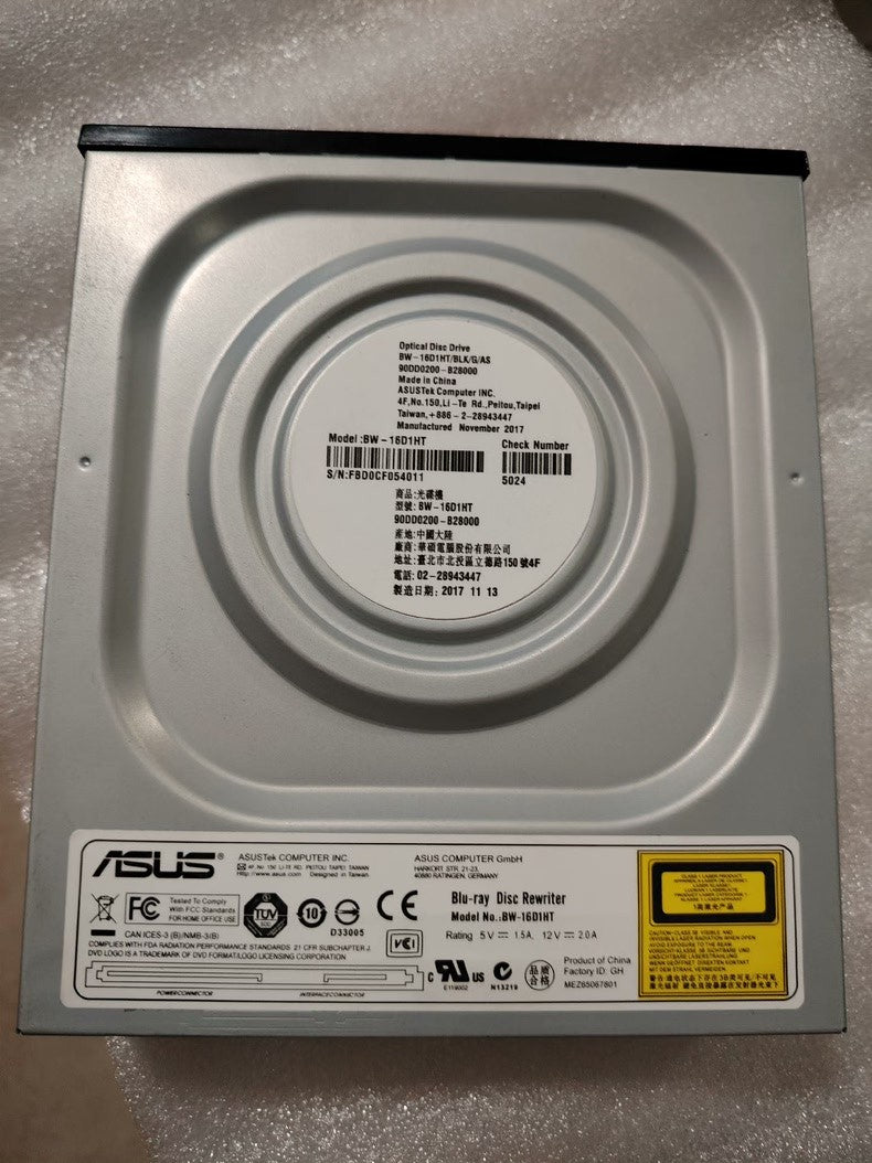 New Asus BW-16D1HT 4K UHD Blu-ray SATA Internal Drive
