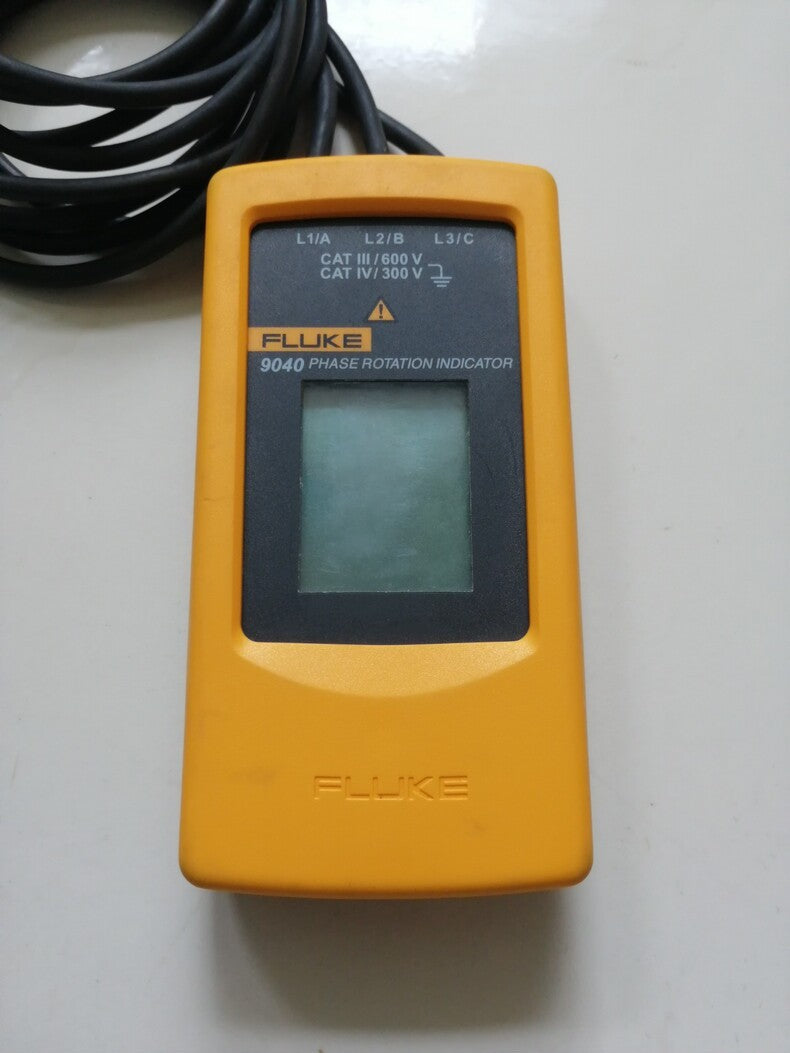 Used Fluke 9040 Three Phase Rotation Detector Motor Tester