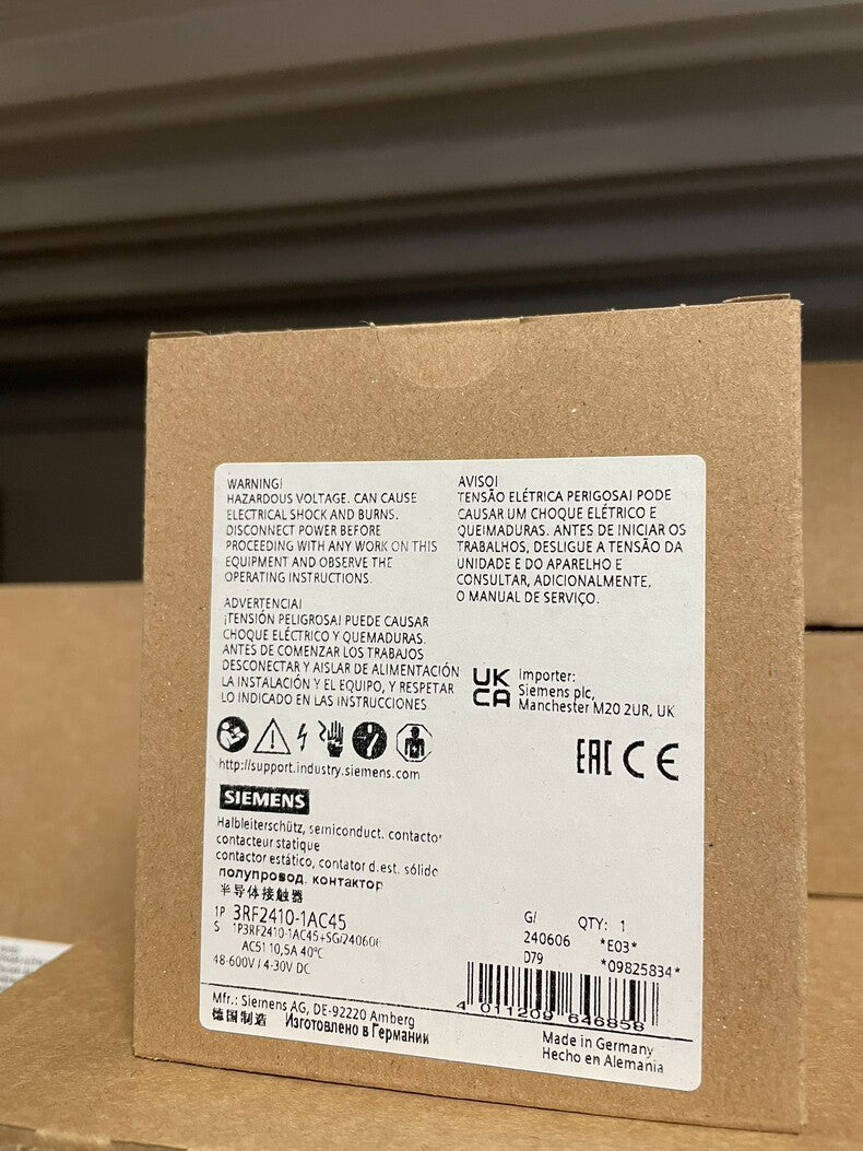 New Siemens 3RF2410-1AC45 Solid State Contactor