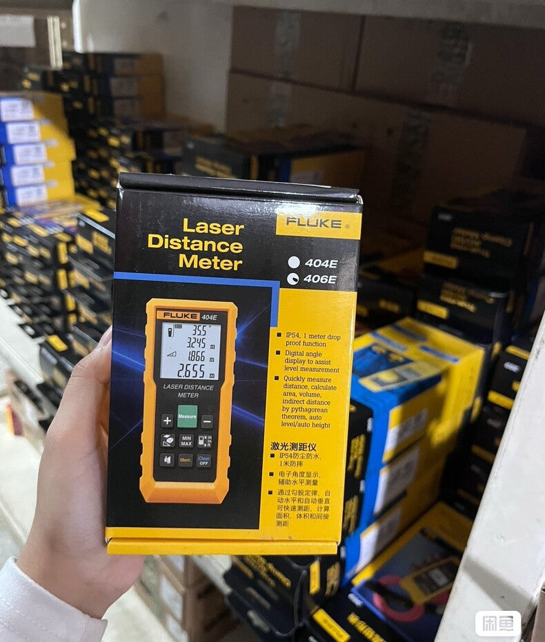 New Fluke 404E Laser Distance Meter Handheld