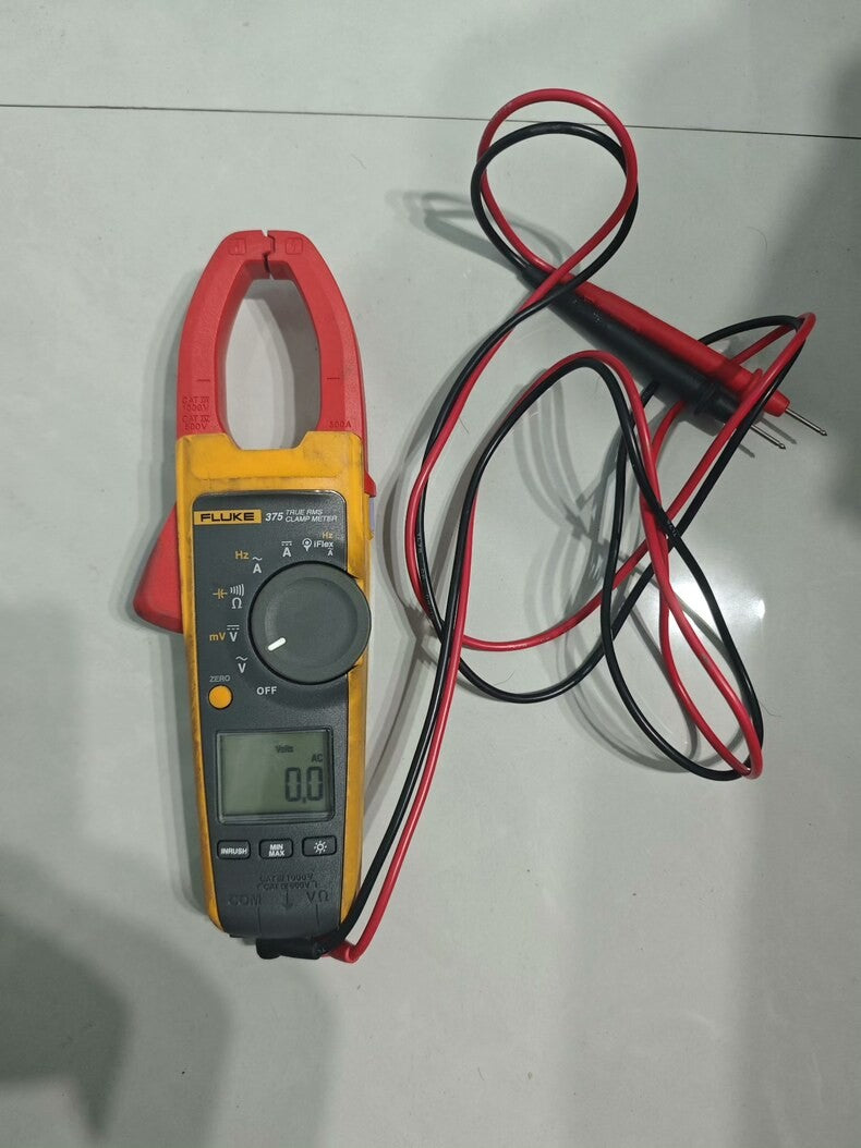 Used Fluke 375 True RMS Clamp Meter 2500A