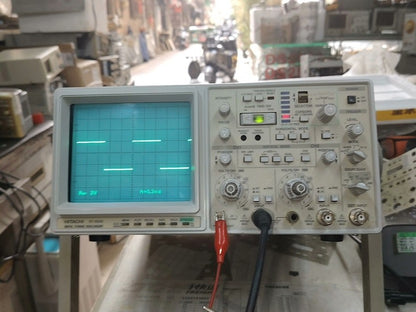 Hitachi VC-6545 2CH 100MHz Hybrid Oscilloscope