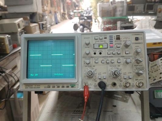 Hitachi VC-6545 2CH 100MHz Hybrid Oscilloscope