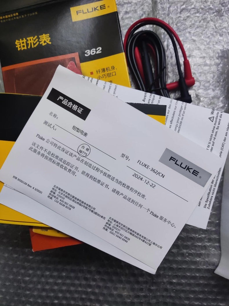 New Fluke 362 200A Digital Clamp Meter Portable Tester
