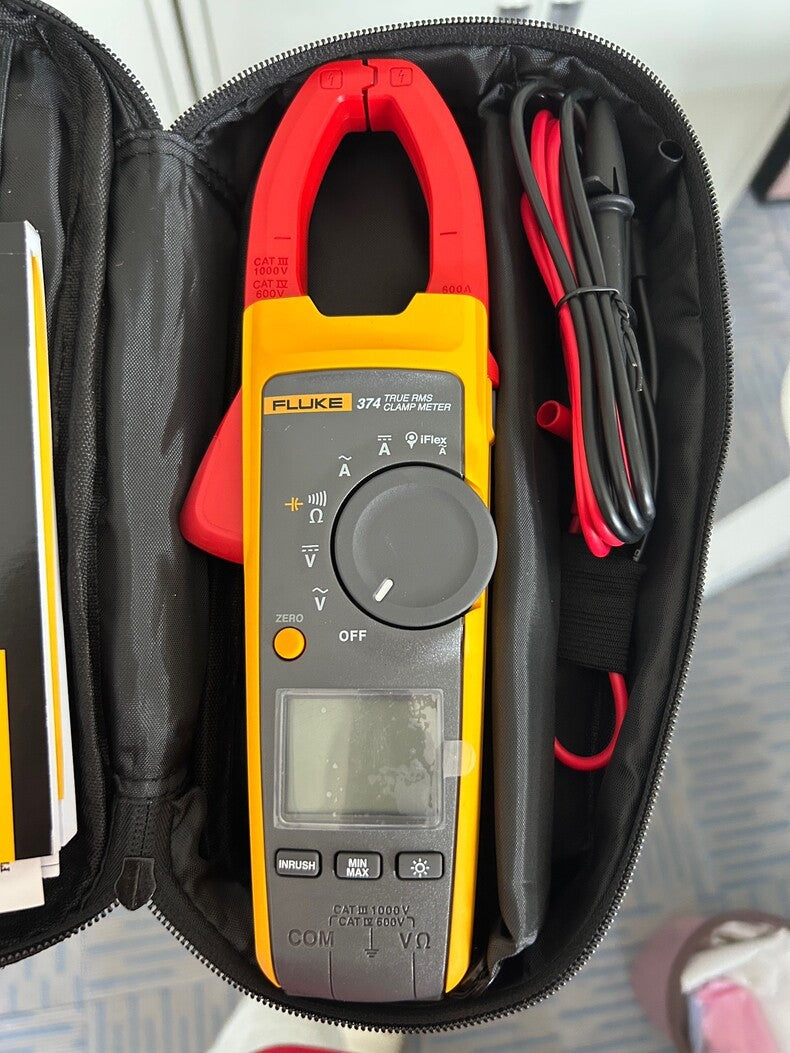 Fluke 374 600A 600V True-RMS AC/DC Clamp Multimeter