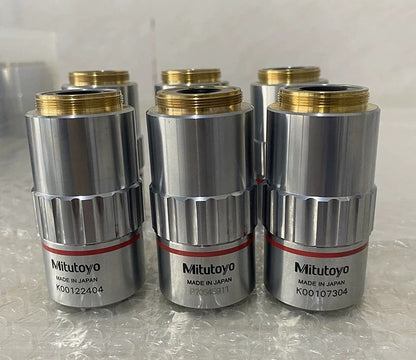 1PC Used & Tested Mitutoyo M Plan Apo 5x/0.14 Microscope Objective Lens