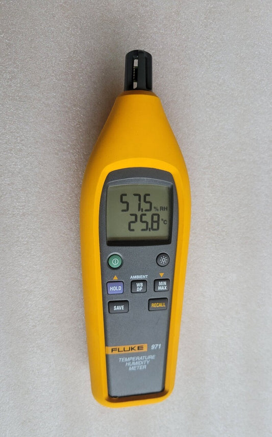 Used Fluke 971 Handheld Temperature & Humidity Tester