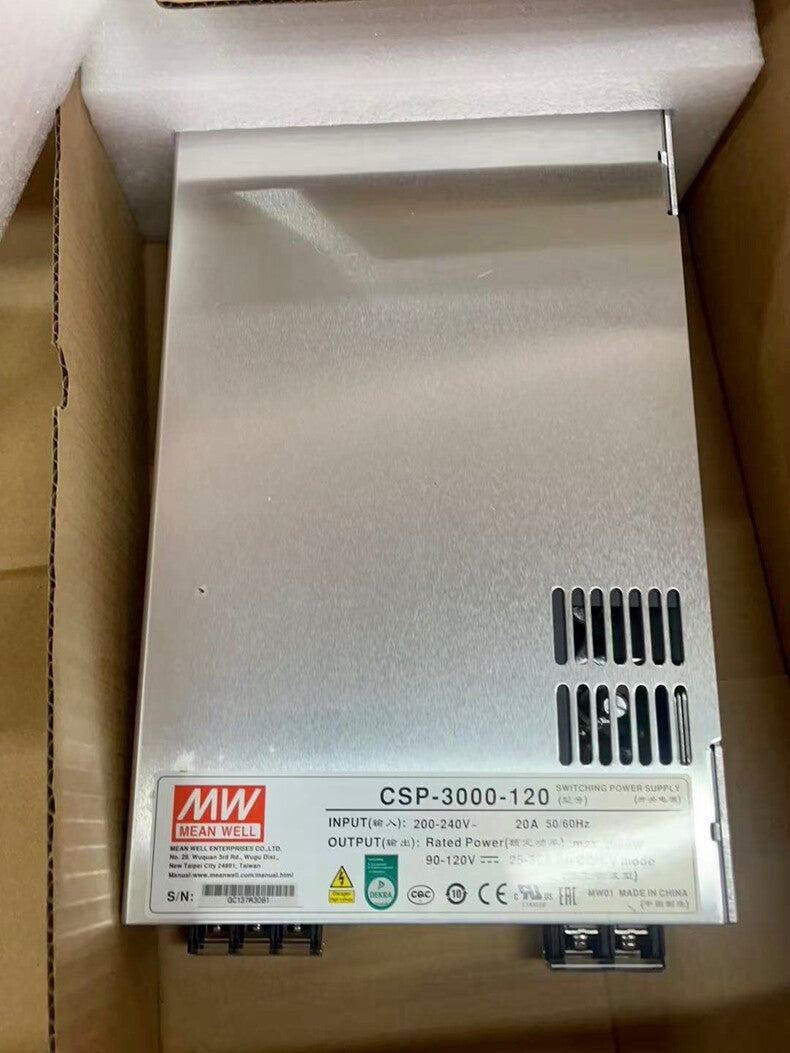 1PC New Mean Well CSP-3000-120 3000W 120V DC Switching Power Supply