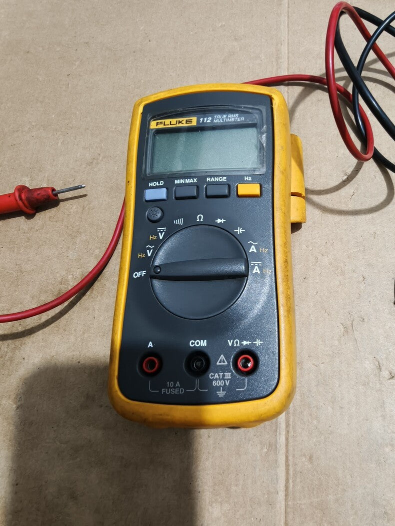 Used Fluke 112 True RMS Handheld Digital Multimeter