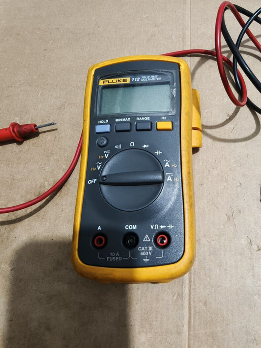 Used Fluke 112 True RMS Handheld Digital Multimeter