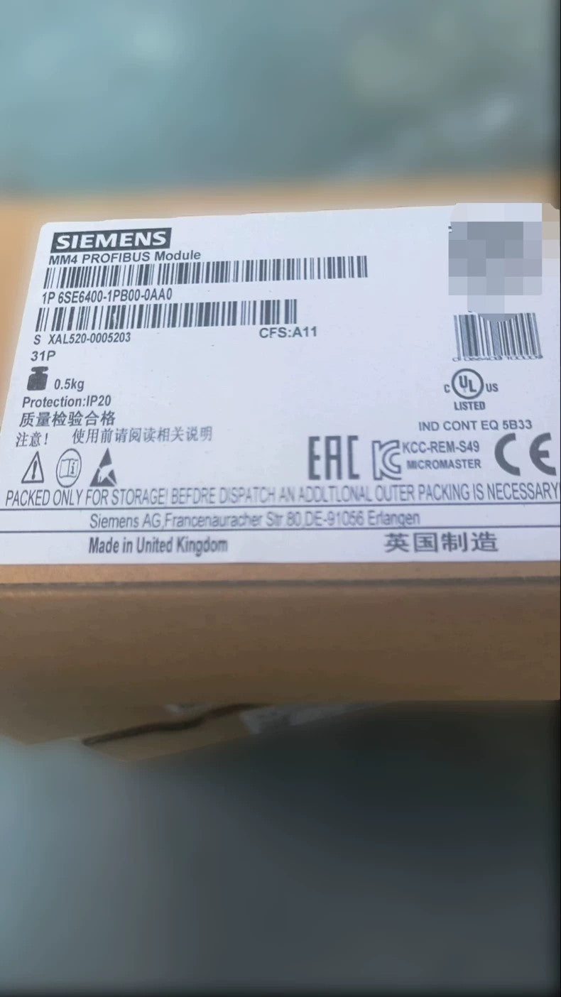 Siemens 6SE6400-1PB00-0AA0 MICROMASTER PROFIBUS Module
