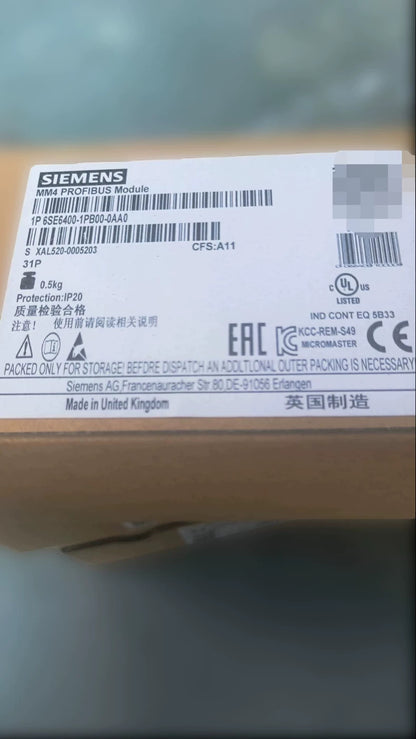 Siemens 6SE6400-1PB00-0AA0 MICROMASTER PROFIBUS Module