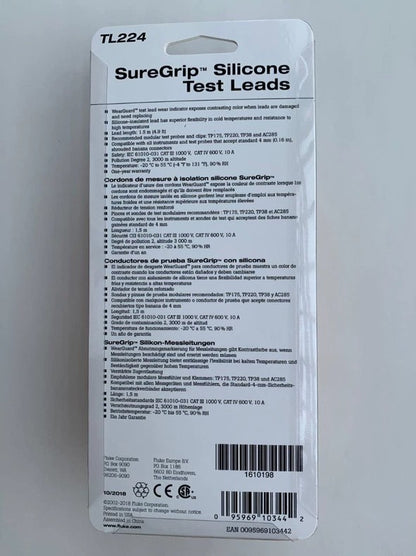 Fluke TL224 SureGrip Silicone Test Leads