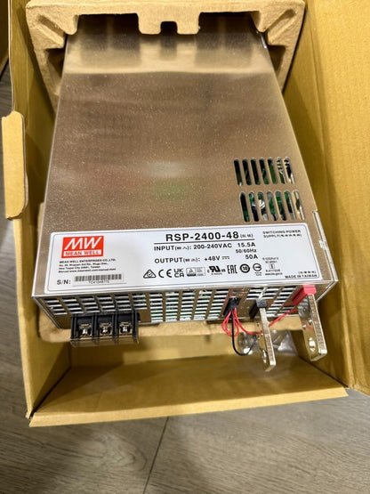 New Mean Well RSP-2400-48 2400W 48V Power Supply