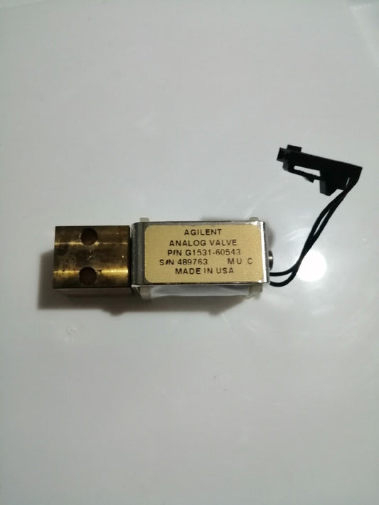 Agilent G1531-60543 Solenoid Valve Gas Chromatograph