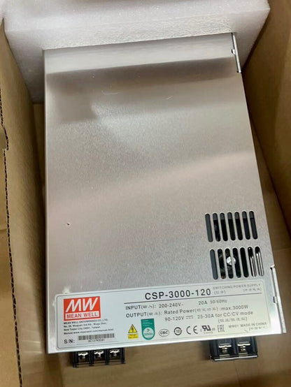 New Mean Well CSP-3000-120 3000W 120V DC Power Supply