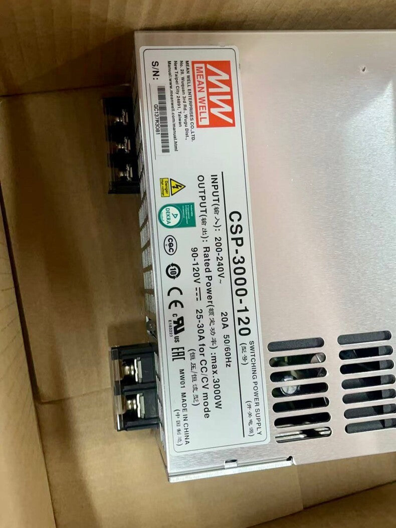 1PC New Mean Well CSP-3000-120 3000W 120V DC Switching Power Supply