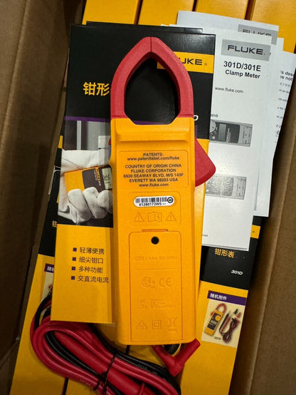 Fluke 301D AC/DC Clamp Meter 600A/600V