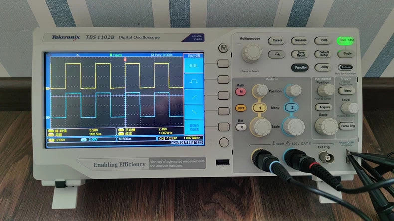 Used Tektronix TBS1102B Digital Oscilloscope 100MHz