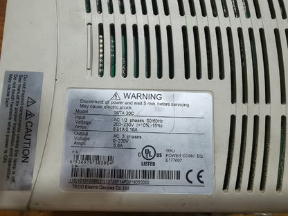 Used TECO TSTA30C AC Servo Drive Motion Control Amplifier