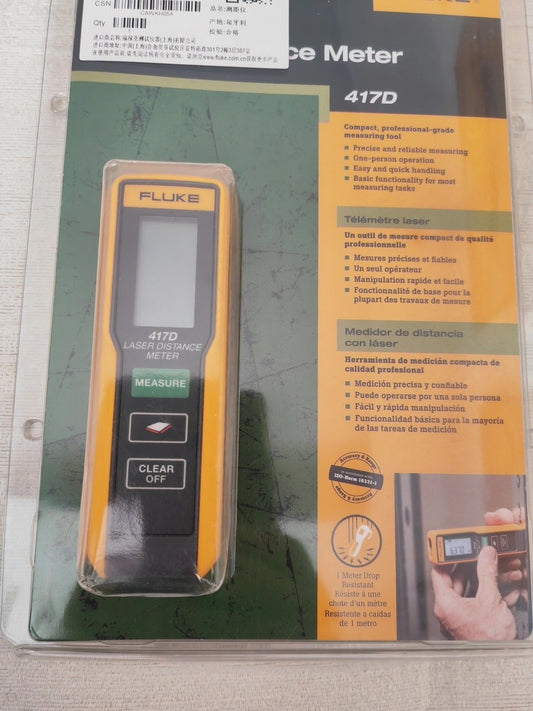 Fluke 417D Laser Distance Meter 40m Range Handheld