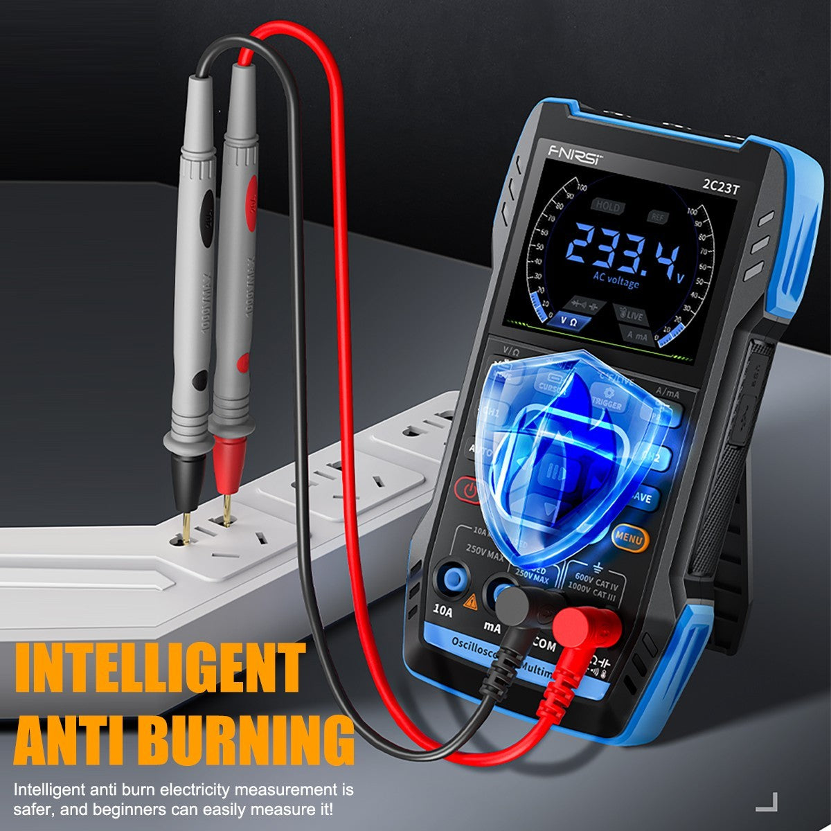 FNIRSI 2C23T 3-in-1 Oscilloscope Multimeter Generator