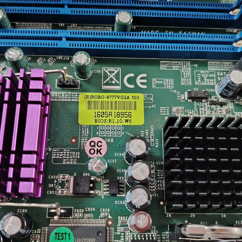 Used Portwell ROBO-8777VG2A Industrial Control Motherboard
