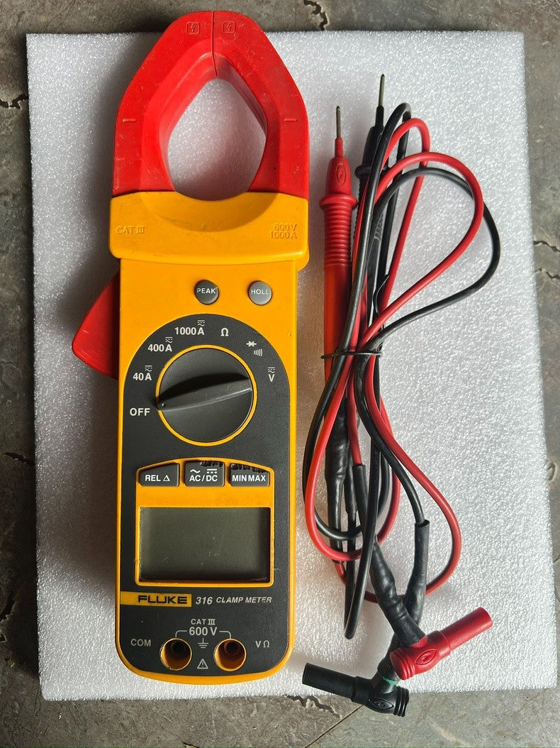 Used Fluke 316 True-RMS Clamp Meter AC/DC Multimeter