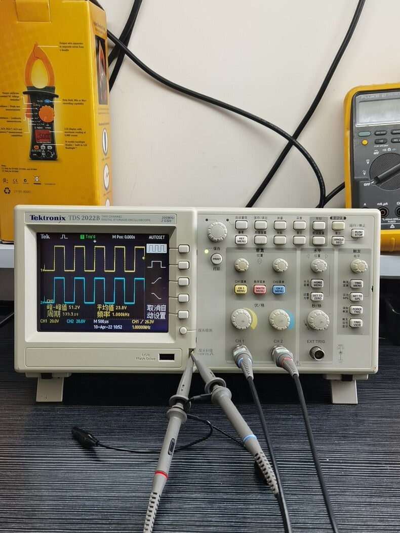 Used Tektronix TDS2022B 200MHz 2CH Digital Oscilloscope