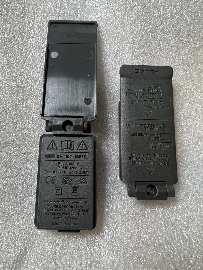 1PC Used Battery Cover with Stand for Fluke 113/114/115/116/117/C Multimeter