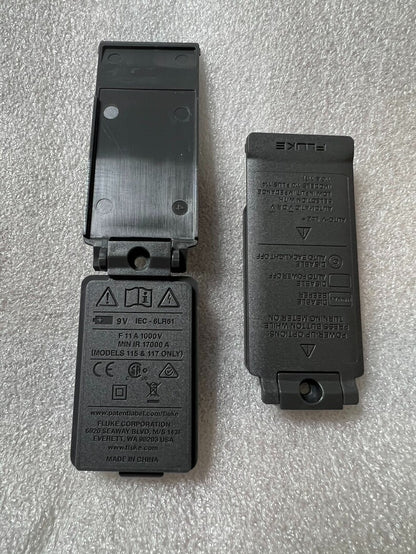 1PC Used Battery Cover with Stand for Fluke 113/114/115/116/117/C Multimeter