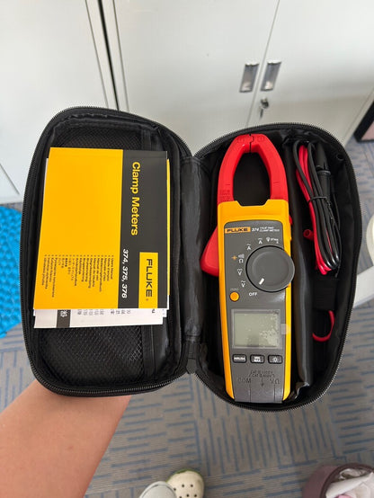 New Fluke 374 600V/600A True-RMS Clamp Multimeter