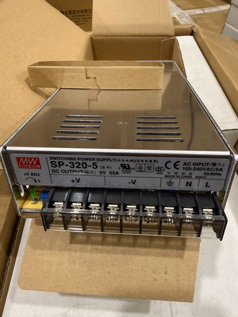 1PC New Mean Well SP-320-5 Switching Power Supply 5V 55A 275W Industrial PSU
