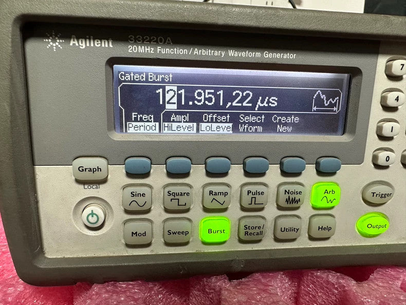 Used Agilent 33220A 20MHz Function Generator